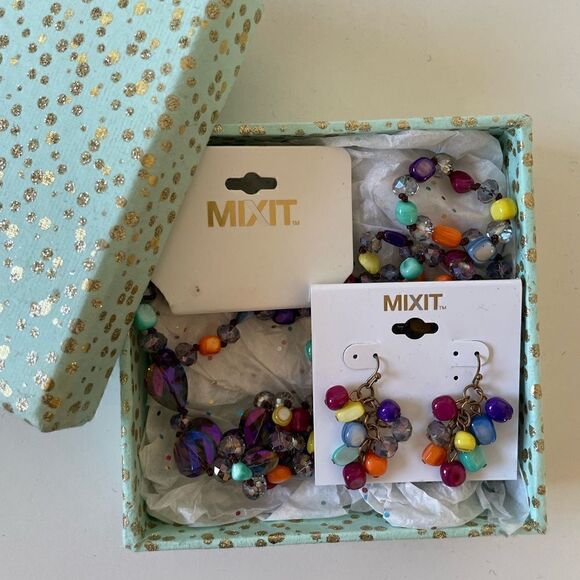NIB MixIt Matching Necklace and Earrings - Picture 8 of 8